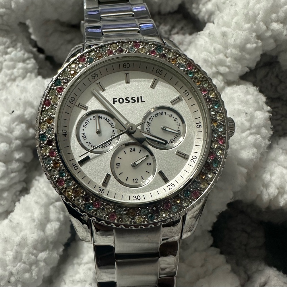 Women’s Silver Fossil Watch ES-3049